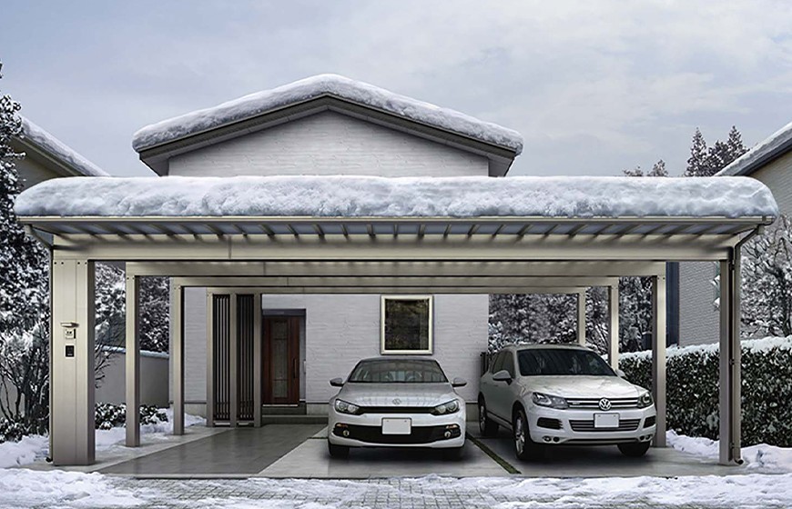積雪に強いカーポートの選び方とメンテナンスのポイント。