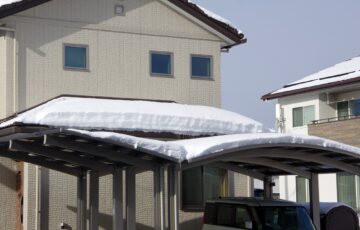 雪からカーポートを守る！カーポートの選び方と有効な雪対策をご紹介