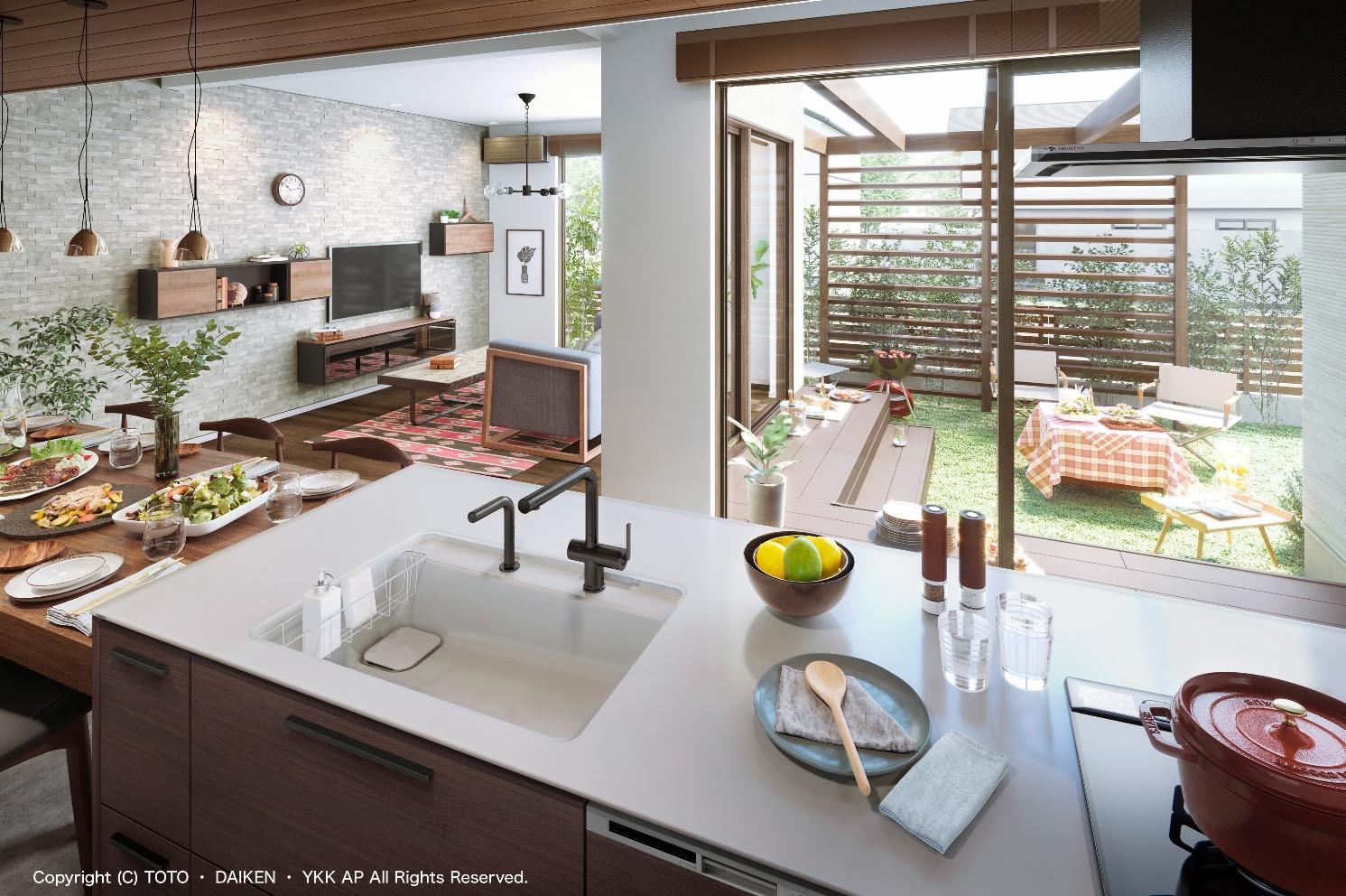 毎朝、庭に出る暮らし。健康習慣が続くエクステリア空間のつくり方