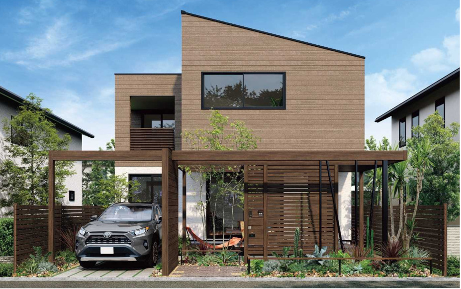 屋根と目隠しフェンスでつくる、おしゃれで快適な玄関アプローチ 屋根と目隠しフェンスでつくる、おしゃれで快適な玄関アプローチ